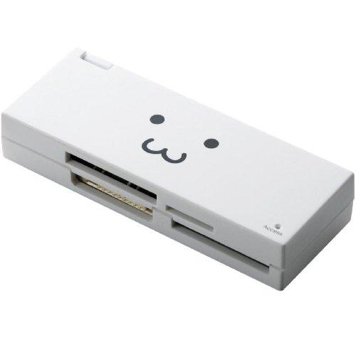 メール便発送 エレコム カードリーダライタ USB2.0対応 ケーブル収納 SDXC対応 SD+MS...