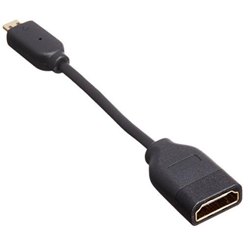 エレコム HDMI変換アダプタ HDMI タイプA -HDMI-Micro端子 タイプD ブラック ...