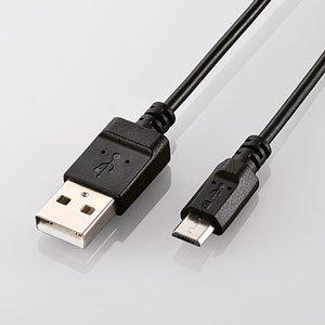 メール便発送 エレコム microUSBケーブル/USB2.0/エコパッケージ/1.5mブラック U...