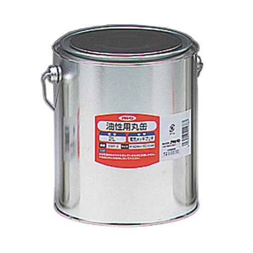 まとめ買い アサヒペン 油性用丸缶 2L KMP-2 〔×5〕