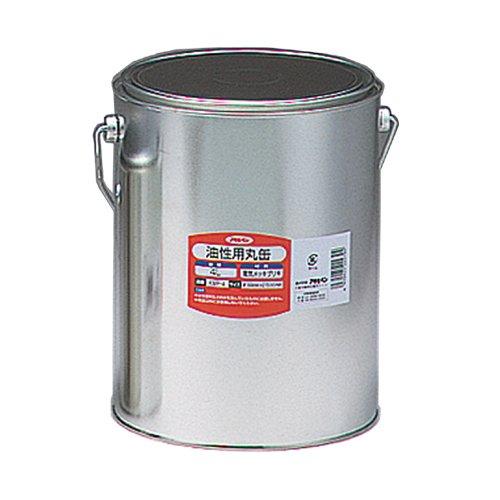 まとめ買い アサヒペン 油性用丸缶 4L KMP-4 〔×5〕