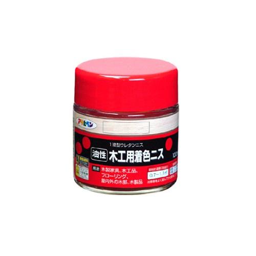 （まとめ買い）アサヒペン 油性木工用着色ニス 100ML ダークオーク 〔5個セット〕