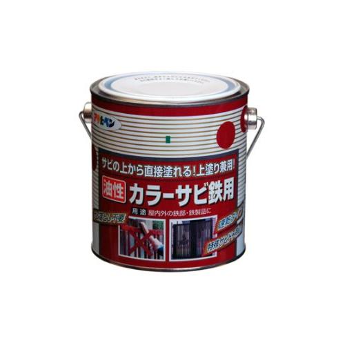 まとめ買い アサヒペン カラーサビ鉄用 0.7L 黒 〔3缶セット〕