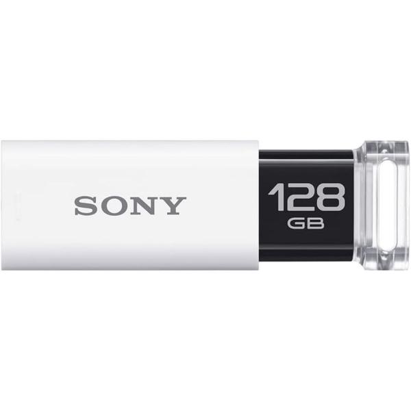 SONY USBメモリー USB3.0対応 128GB ホワイト ポケットビット Uシリーズ USM...