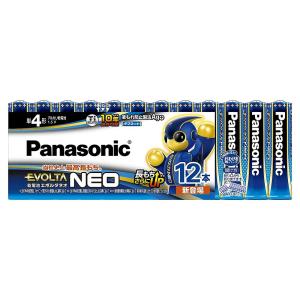 （まとめ買い）パナソニック エボルタNEO単4形 アルカリ乾電池 12本お買い得パック LR03NJ...