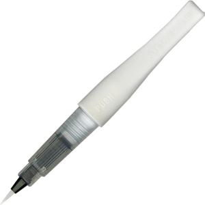 （まとめ買い）呉竹 ラメ入り筆ペン ZIG メモリーシステム ウインク オブ ステラ ブラッシュII ホワイト GL.WHITE DAI151-000S 〔5本セット〕