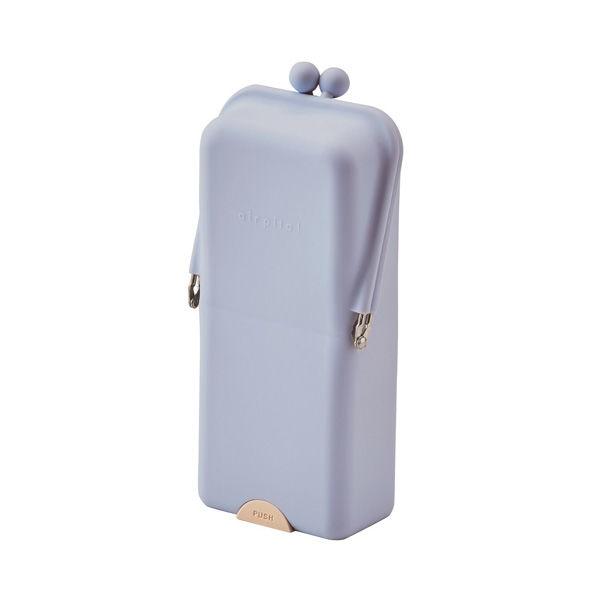 （まとめ買い）クツワ HiLiNE エアピタ ペンケース ミスティーブルー AK062BL 〔3個セ...