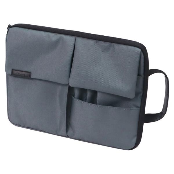 （まとめ買い）クツワ 収納 Dr.ion マルチワークケース バッグインバッグ B5 ブルーグレー ...