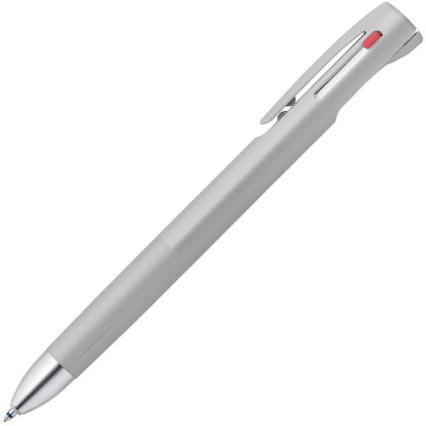 （まとめ買い）ゼブラ 3色ボールペン ブレン3C 0.5mm 軸色グレー B3AS88-GR 〔5本...