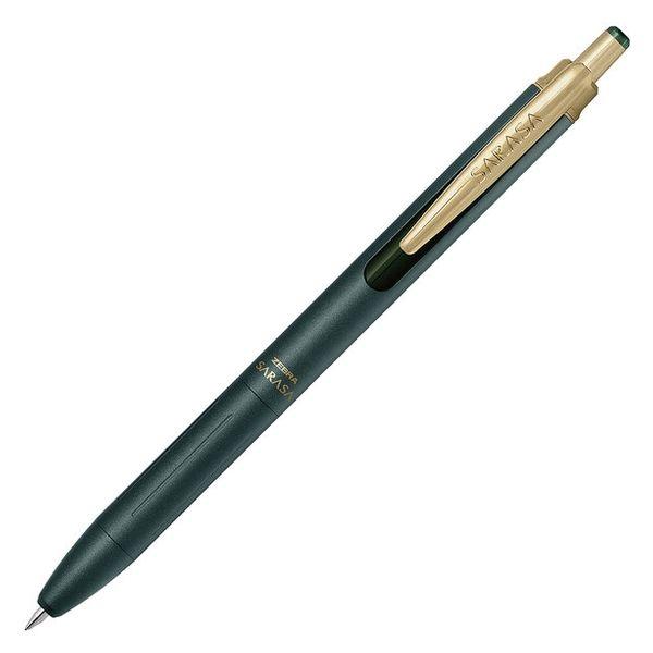 （まとめ買い）ゼブラ ノック式ジェルボールペン サラサグランド0.3 0.3mm グリーンブラック ...