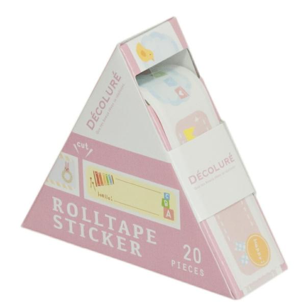 メール便発送 ナカバヤシ デコルーレ ロールテープステッカー ベビー RTPS-101-2
