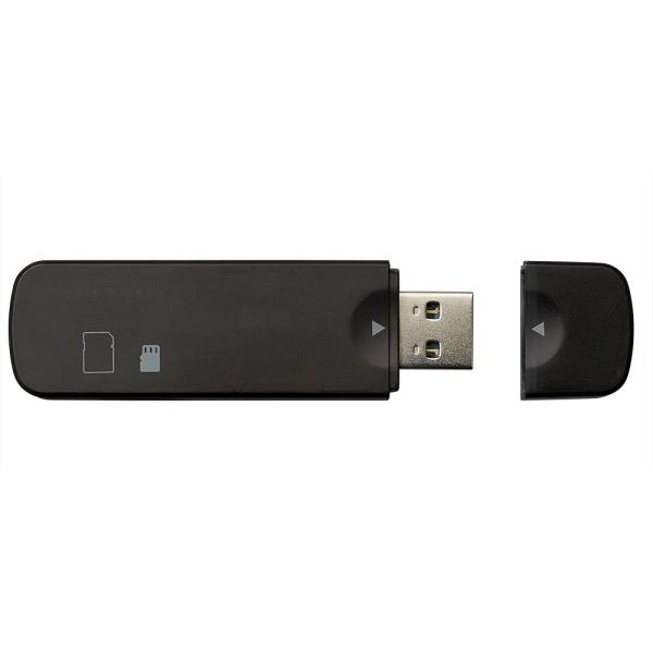 （まとめ買い）ナカバヤシ USB3.2Gen1(3.0) SDカードリーダー ブラック CRW-3S...