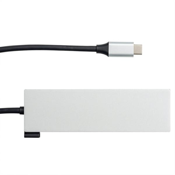 ナカバヤシ STIXシリーズ PD対応Type-Cアルミドッキングステーション 50cm シルバー ...