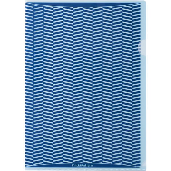 （まとめ買い）ヒサゴ トリック  クリアフォルダ 書類の目隠しに A4 ブルー OP2448 〔×3...