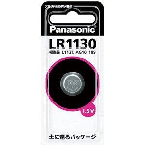 （まとめ買い）パナソニック アルカリボタン電池 LR1130P 00000811 〔×10〕