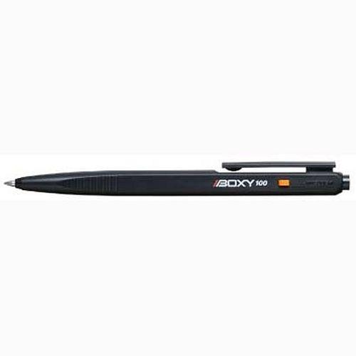 メール便発送 三菱鉛筆 ボールペン BOXY 黒 BX100.24 〔1本〕