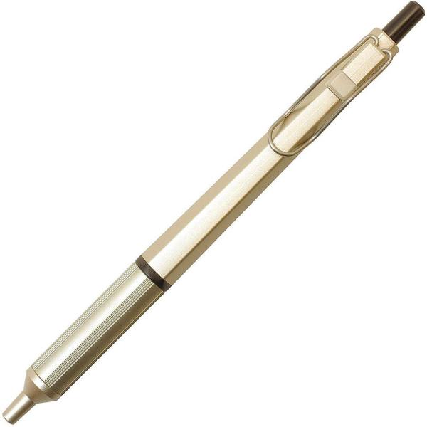 （まとめ買い）三菱鉛筆 油性ボールペン ジェットストリーム エッジ 0.28mm シャンパンゴールド...