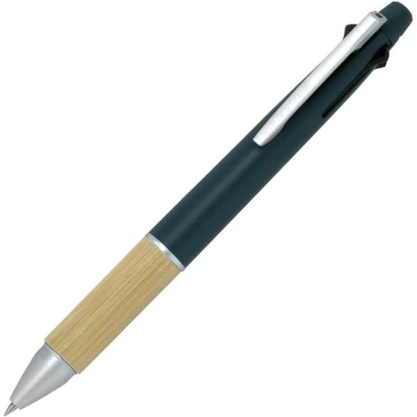 （まとめ買い）三菱鉛筆 ジェットストリーム 多機能ペン 4&amp;1 BAMBOO 0.5mm オレガノグ...