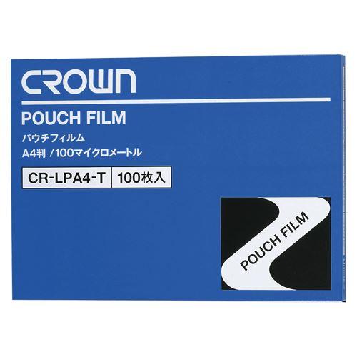 （まとめ買い）クラウン パウチフィルム A4 (100枚入) CR-LPA4-T 00021041 ...