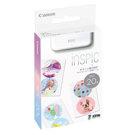 メール便発送 キヤノン ミニフォトプリンターiNSPiC用用紙 ZINK  20枚入 ZP-2030...