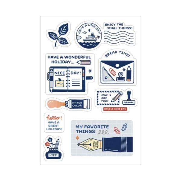 （まとめ買い）サンビー 何にでも貼れる マルチステッカー eric GOOD TIME MLS-ER...