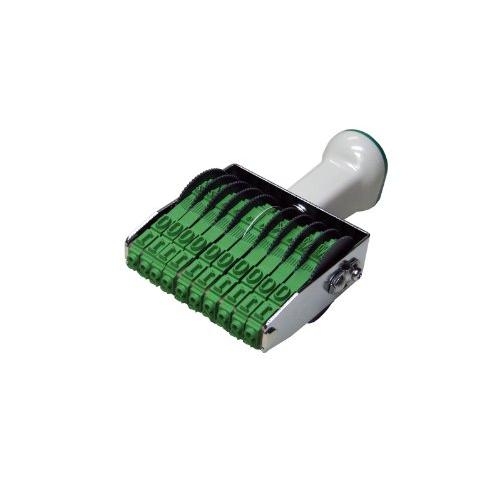 （まとめ買い）サンビー テクノタッチ回転印 欧文2号10連 TK-210 00702699 〔3個セ...