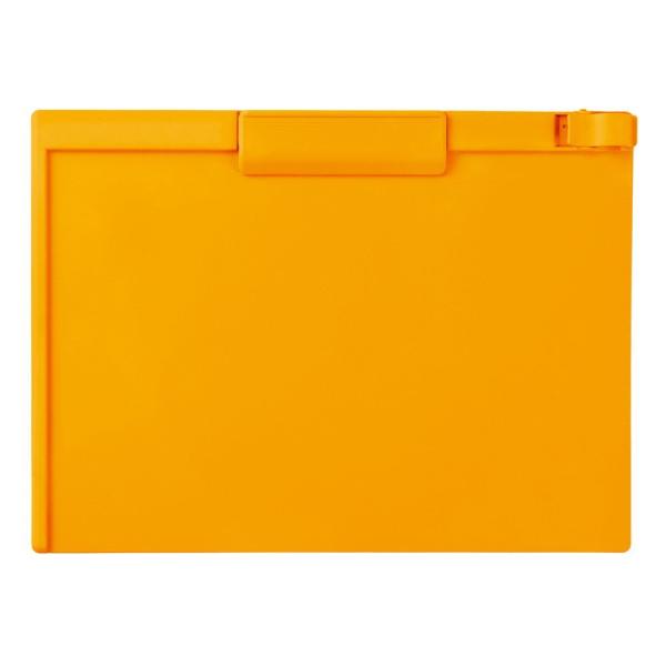 （まとめ買い）セキセイ クリップボード A4S イエロー SSS-3057P-50 〔5枚セット〕