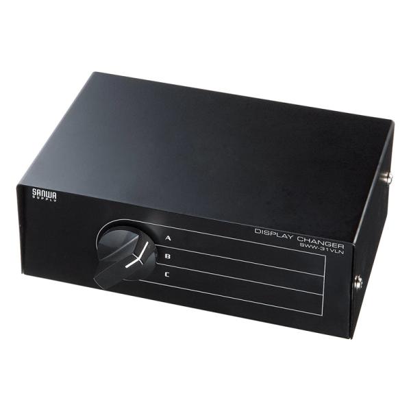 サンワサプライ ディスプレイ切替器 ミニD-sub HD 15pin用 3回路 SWW-31VLN