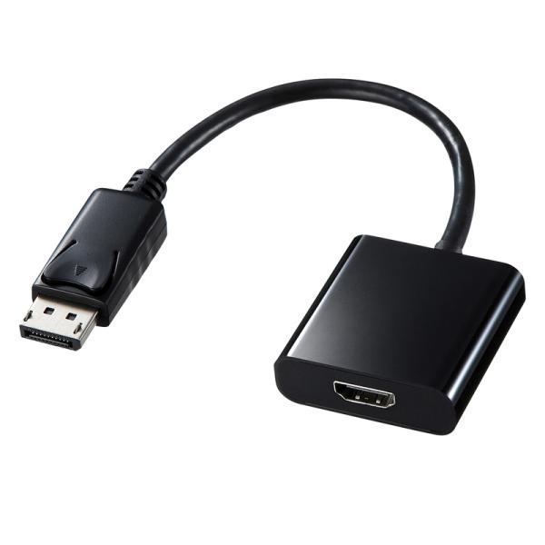 （まとめ買い）サンワサプライ DisplayPort-HDMI 変換アダプタ AD-DPPHD01 ...