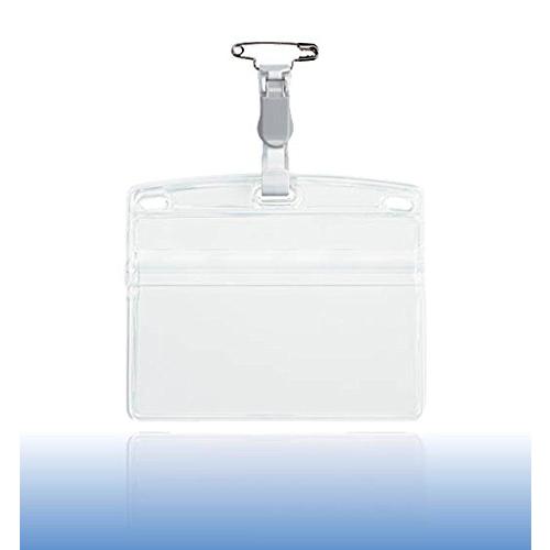 （まとめ買い）オープン工業 タッグ名札 プラクリ 横特大 1枚 NT-3P-GY 00141827 ...