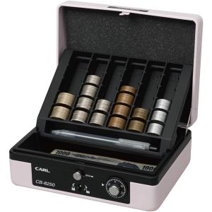 カール事務器 キャッシュボックス 手提げ金庫 簡易レジ A6サイズ ピンク CB-8250-P