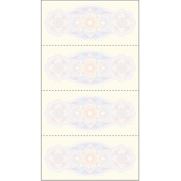 （まとめ買い）ササガワ マルチケット チケット用紙 クラシック 100枚入（4枚付×25シート） 9...