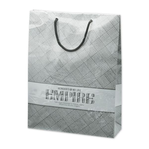（まとめ買い）ササガワ 手提げ袋(ビニールカバー付) ロングデラックス 幅330×マチ110×高さ4...