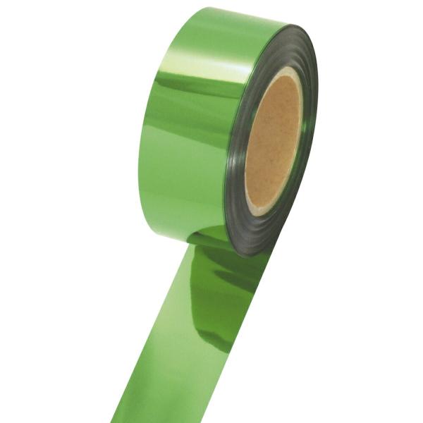 （まとめ買い）ササガワ メッキテープ 緑 50mm×200m 1個入 40-4471 〔×3〕