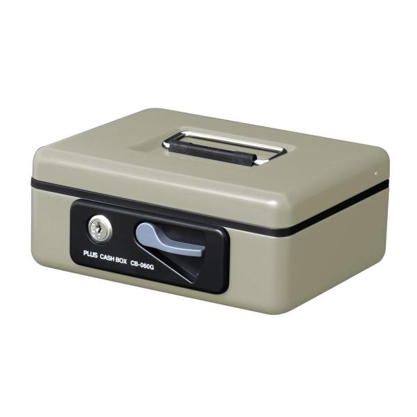 プラス 小型手提金庫 S エルグレー CB-060G