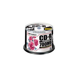 三菱化学メディア CD-R(Data)P-Cyanine SR80PP50 00054320