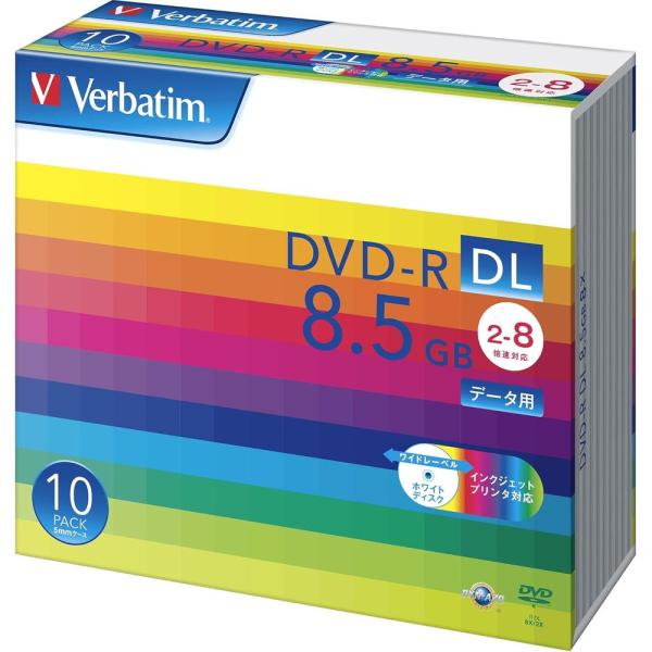 （まとめ買い）バーベイタム データ用DVD-R DL 片面2層 8.5GB 2-8倍速対応 10枚入...
