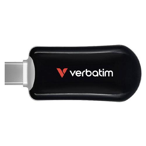 メール便発送 バーベイタム USBメモリ Type-C対応 64GB ブラック USBGSPL64G...