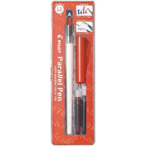 （まとめ買い）パイロット パラレルペン ペン幅1.5mm P-FPN-120R-15 〔3本セット〕