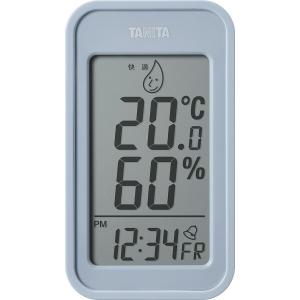 〔ギフト〕デジタル温湿度計 ブルーグレー TT589BL｜kireshop