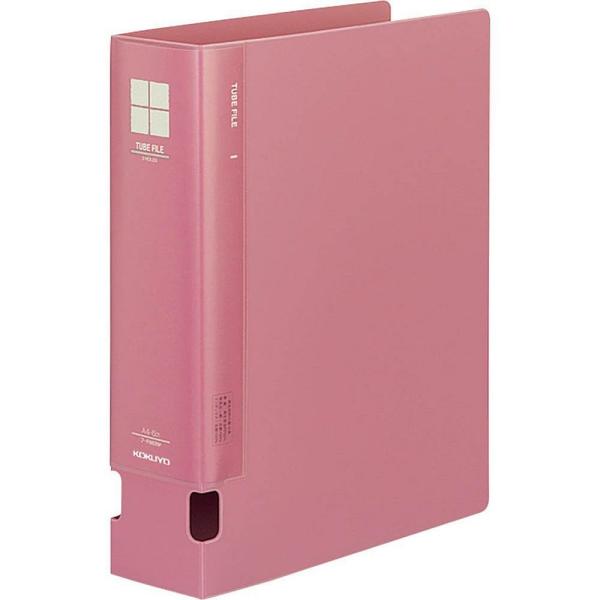 コクヨ チューブファイル 発泡PP表紙 A4 2穴 600枚収容 ピンク フ-F660NP