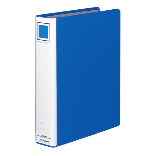 （まとめ買い）コクヨ チューブファイル エコツインR S型 A4縦 50ミリとじ 2穴 青 フ-RT...