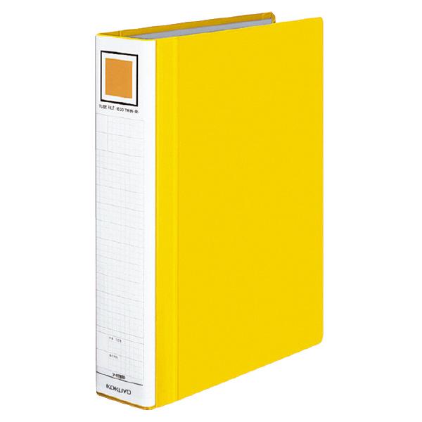 （まとめ買い）コクヨ チューブファイル エコツインR S型 A4縦 50ミリとじ 2穴 黄 フ-RT...