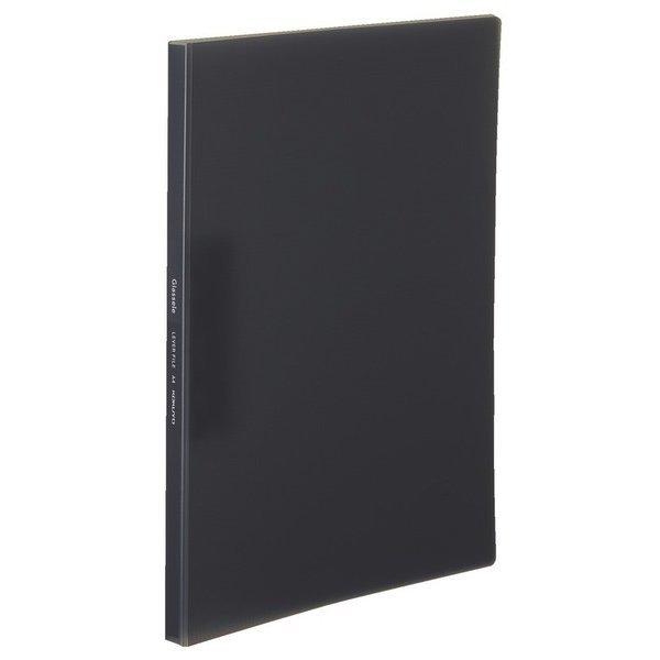 （まとめ買い）コクヨ レバーファイル Glassele Z式 A4 120枚収容 ブラック フ-GL...