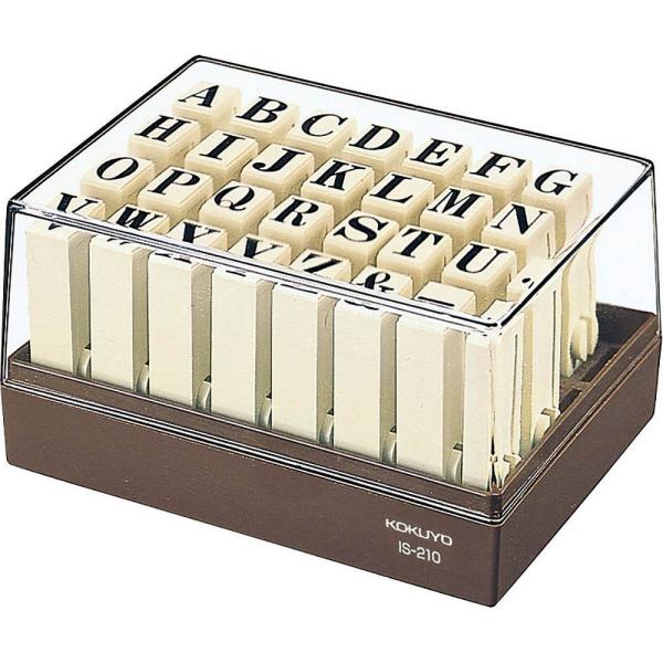 コクヨ エンドレススタンプ 英字セット 初号 IS-210