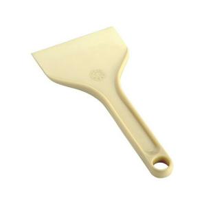 （まとめ買い）寿菓工精器 ポリヘラ 小(クリーム) 〔×10〕