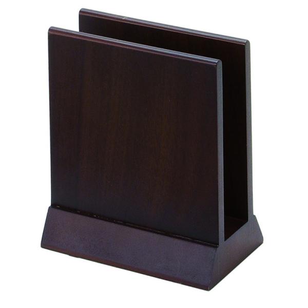 （まとめ買い）シンビ MD-2 メニューブックスタンド 茶 〔×3〕