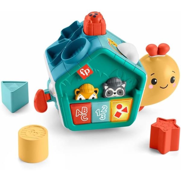 マテル フィッシャープライス 指あそびで発見 すすむバイリンガル・でんでんむし 9ヵ月以上 HJP0...