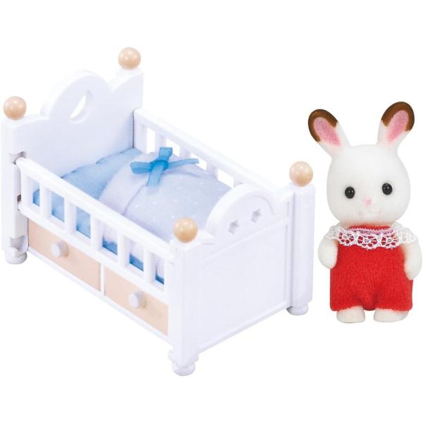 エポック社 シルバニアファミリー 人形・家具セット ショコラウサギの赤ちゃん・家具セット DF-13...