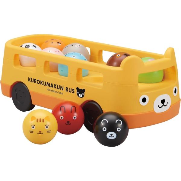 くもん出版 ろくまくんの10までかぞえてバス 知育玩具 かず 学びの土台 おもちゃ 1.5歳以上 K...